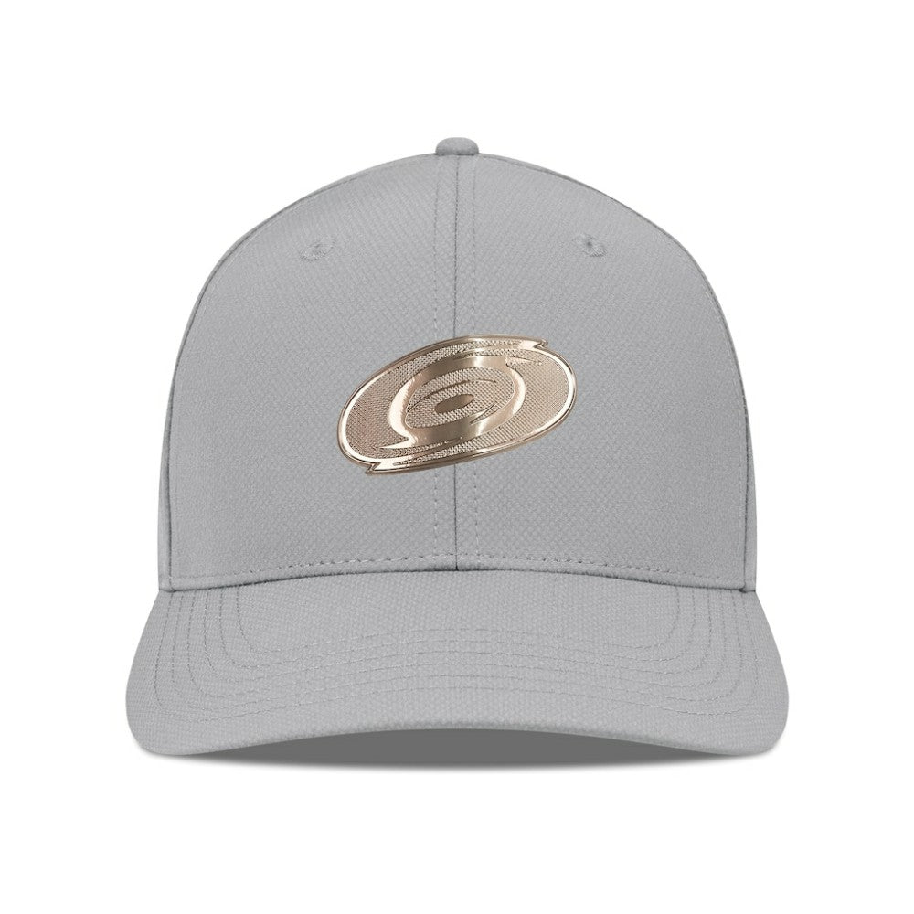 NHL Carolina Hurricanes Levelwear Rise Copper Insignia Flex Hat - Gray