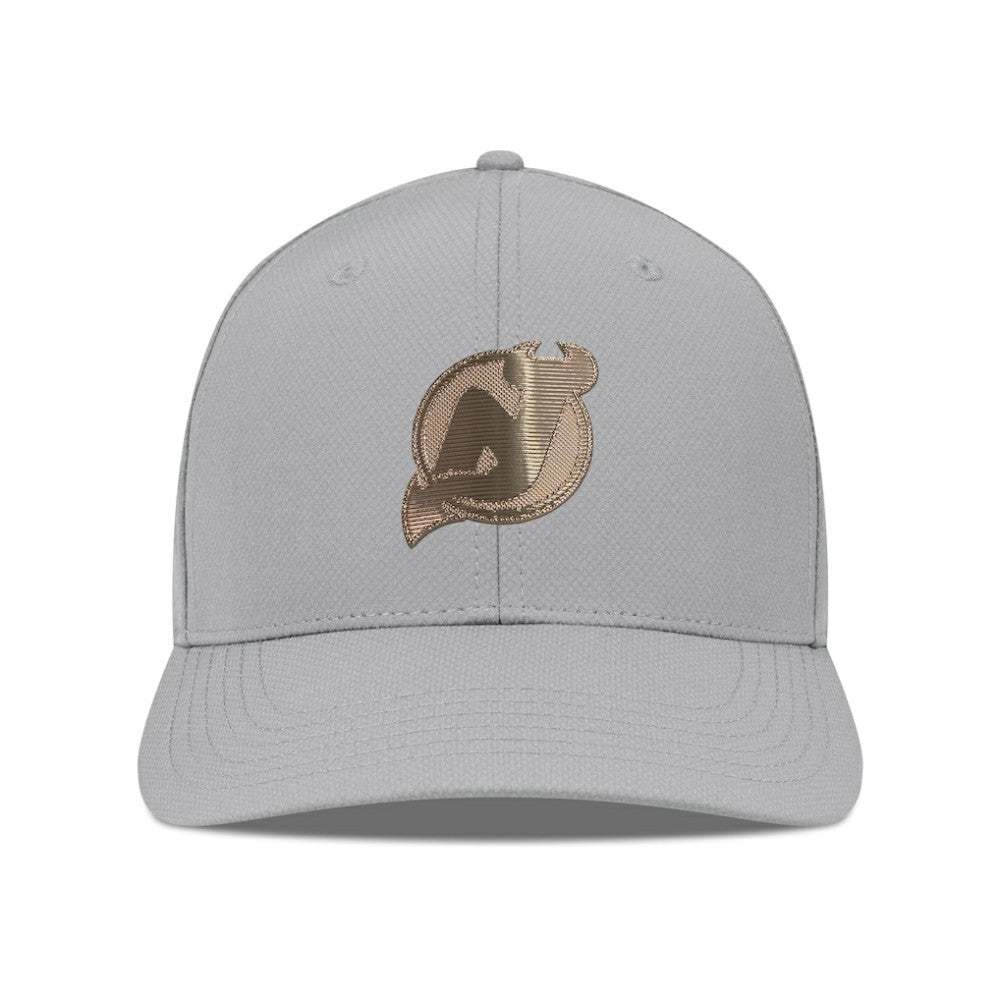 NHL New Jersey Devils Levelwear Rise Copper Insignia Flex Hat - Gray