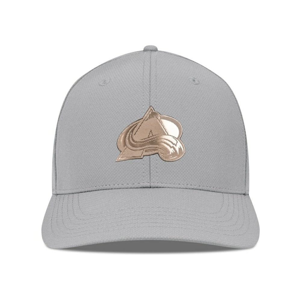 NHL Colorado Avalanche Levelwear Rise Copper Insignia Flex Hat - Gray