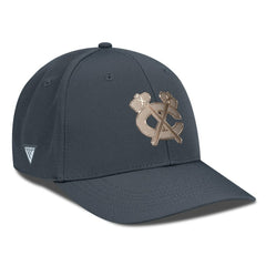NHL Chicago Blackhawks Levelwear Rise Copper Insignia Flex Hat - Charcoal