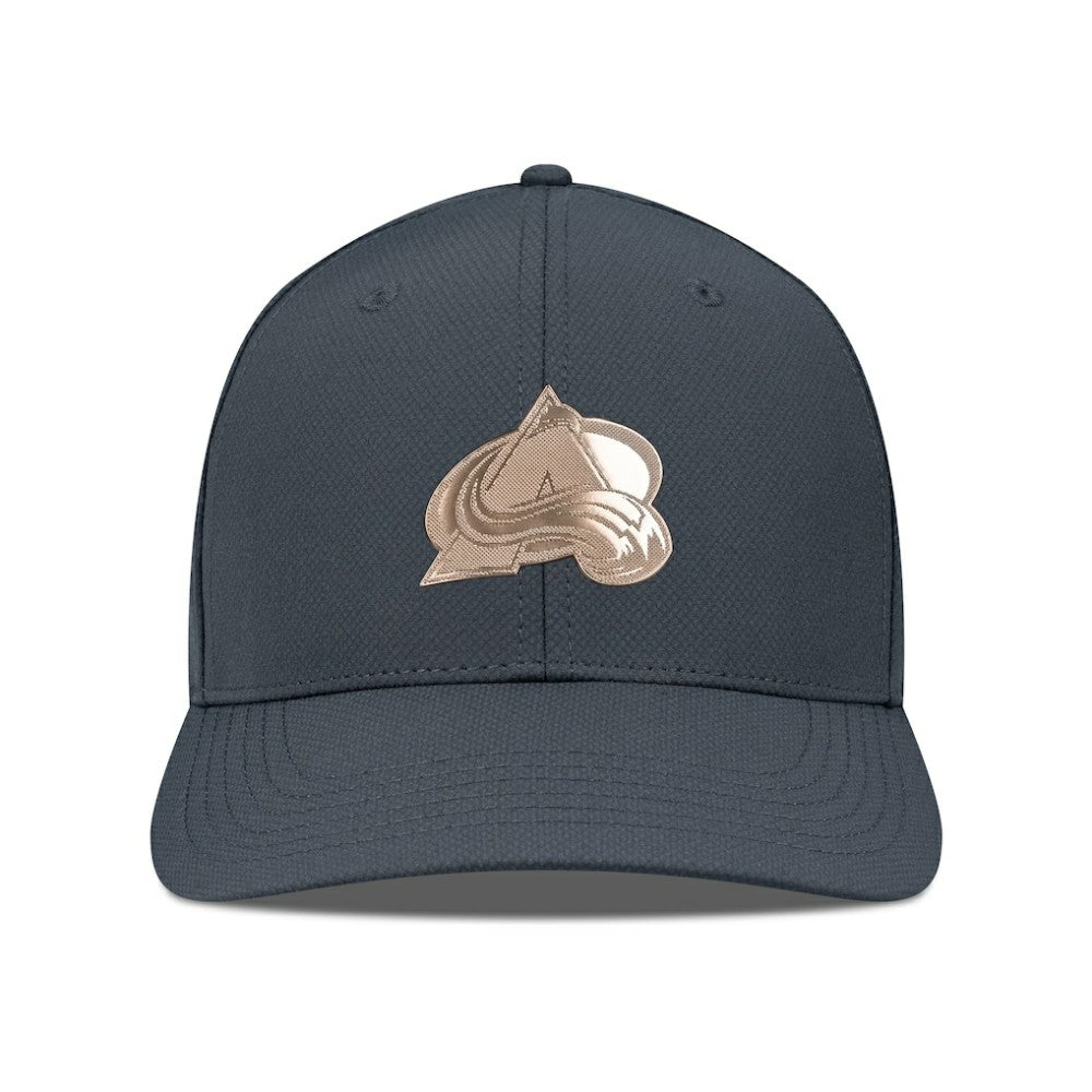 NHL Colorado Avalanche Levelwear Rise Copper Insignia Flex Hat - Charcoal