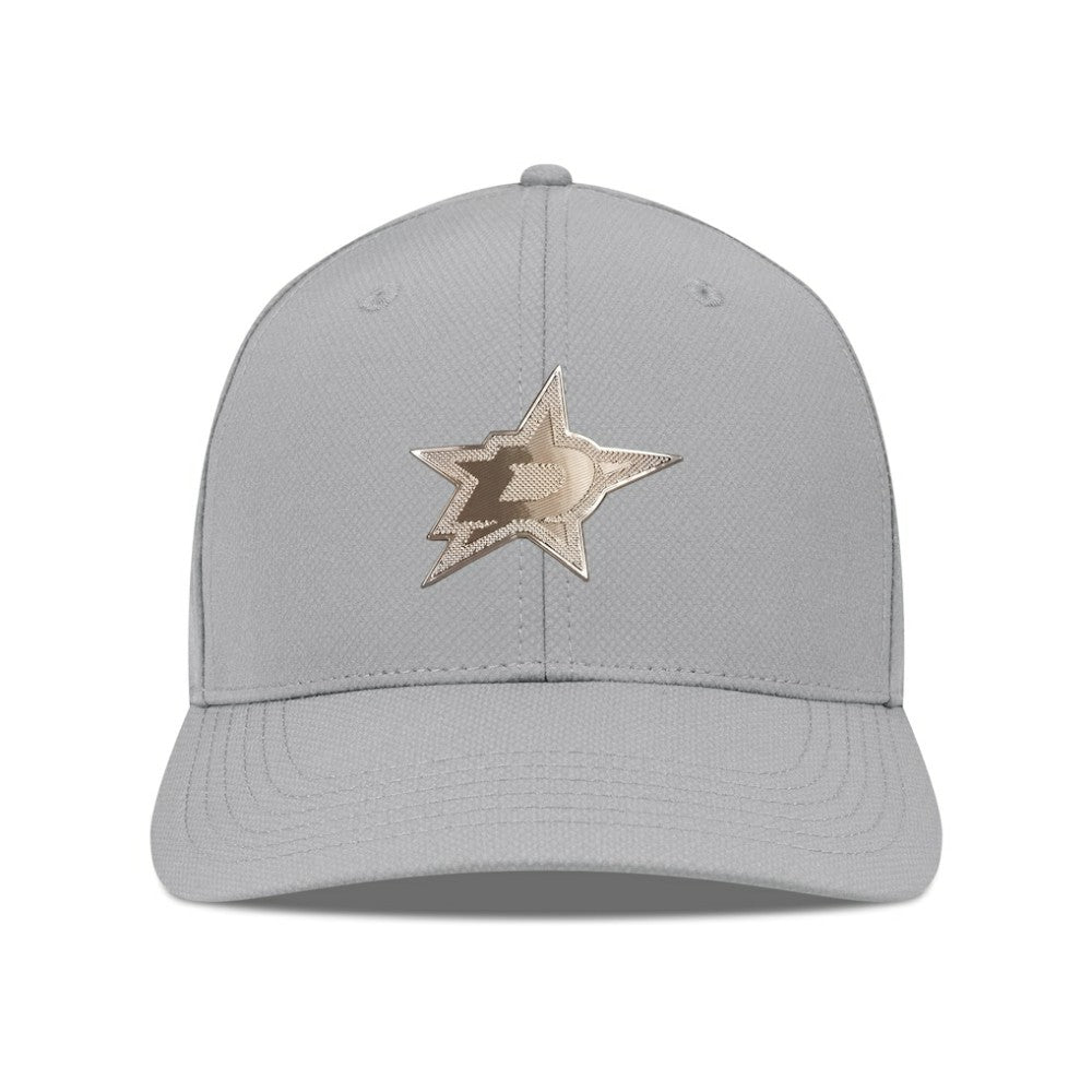 NHL Dallas Stars Levelwear Rise Copper Insignia Flex Hat - Gray