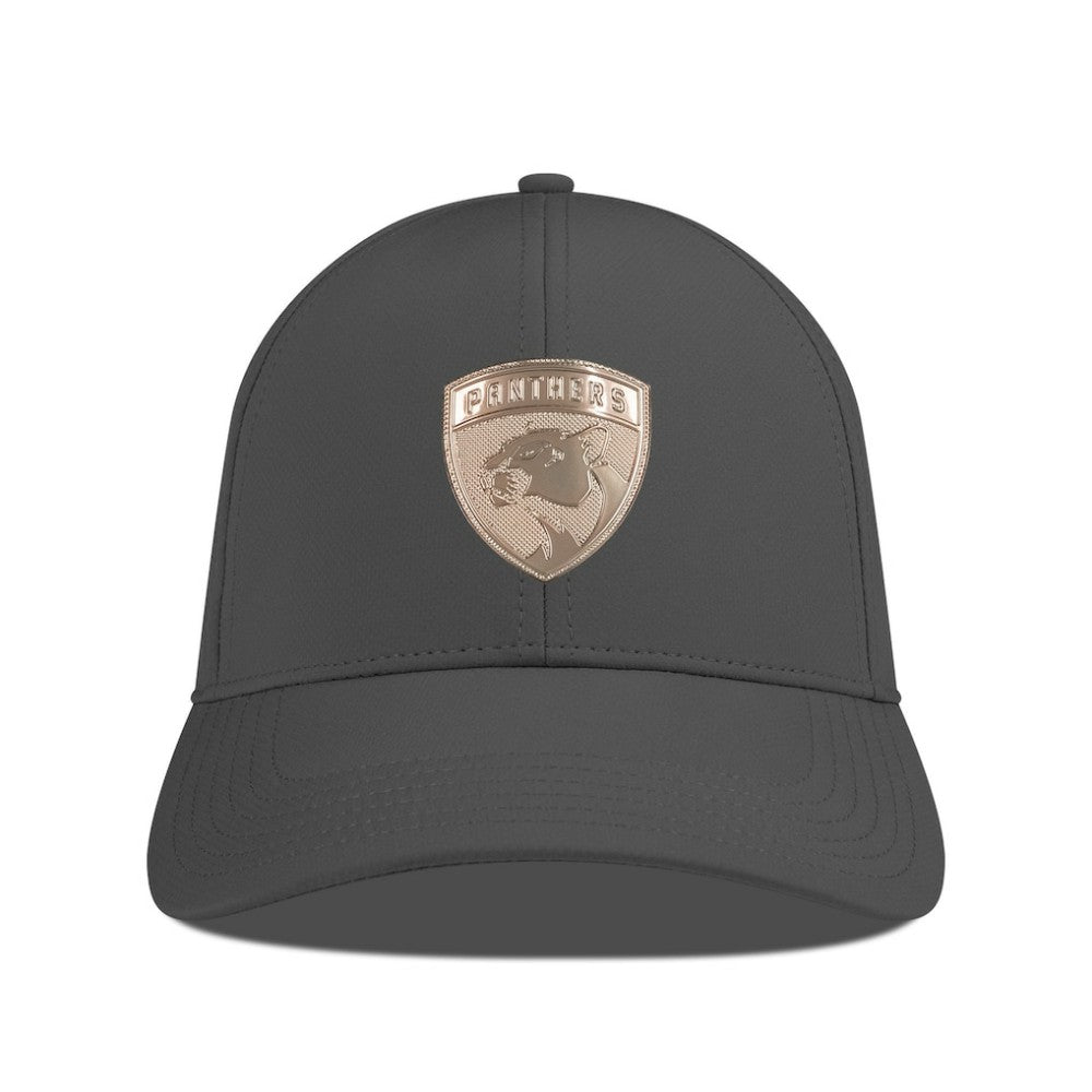NHL Florida Panthers Levelwear Ascend Copper Insignia Vented Adjustable Hat - Charcoal