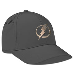 NHL Tampa Bay Lightning Levelwear Ascend Copper Insignia Vented Adjustable Hat - Charcoal