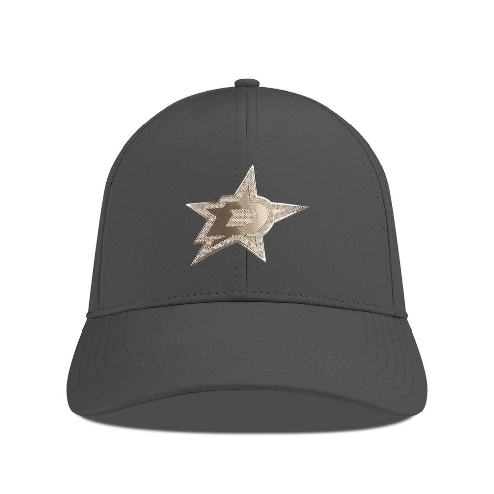 NHL Dallas Stars Levelwear Ascend Copper Insignia Vented Adjustable Hat - Charcoal