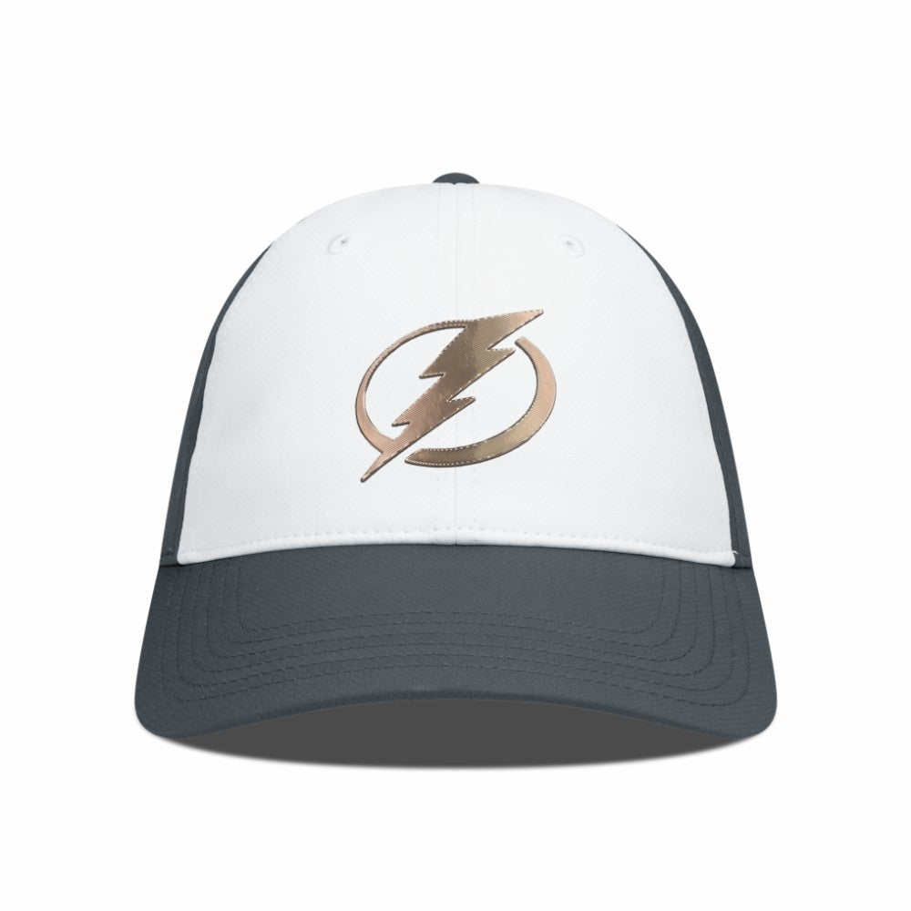 NHL Tampa Bay Lightning Levelwear Endure Copper Insignia Adjustable Hat - White/Charcoal