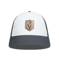 NHL Vegas Golden Knights Levelwear Endure Copper Insignia Adjustable Hat - White/Charcoal