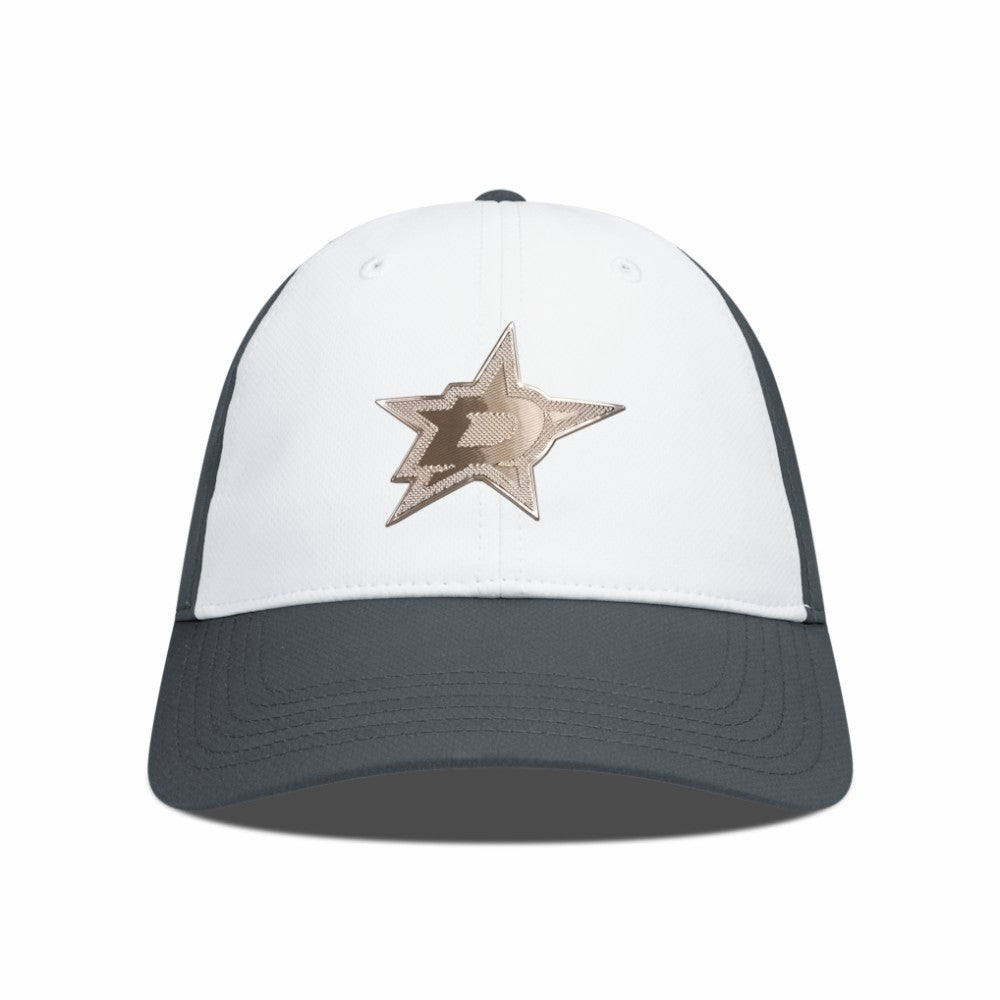 NHL Dallas Stars Levelwear Endure Copper Insignia Adjustable Hat - White/Charcoal