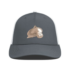 NHL Colorado Avalanche Levelwear Signal Copper Insignia Trucker Adjustable Hat - Charcoal/White
