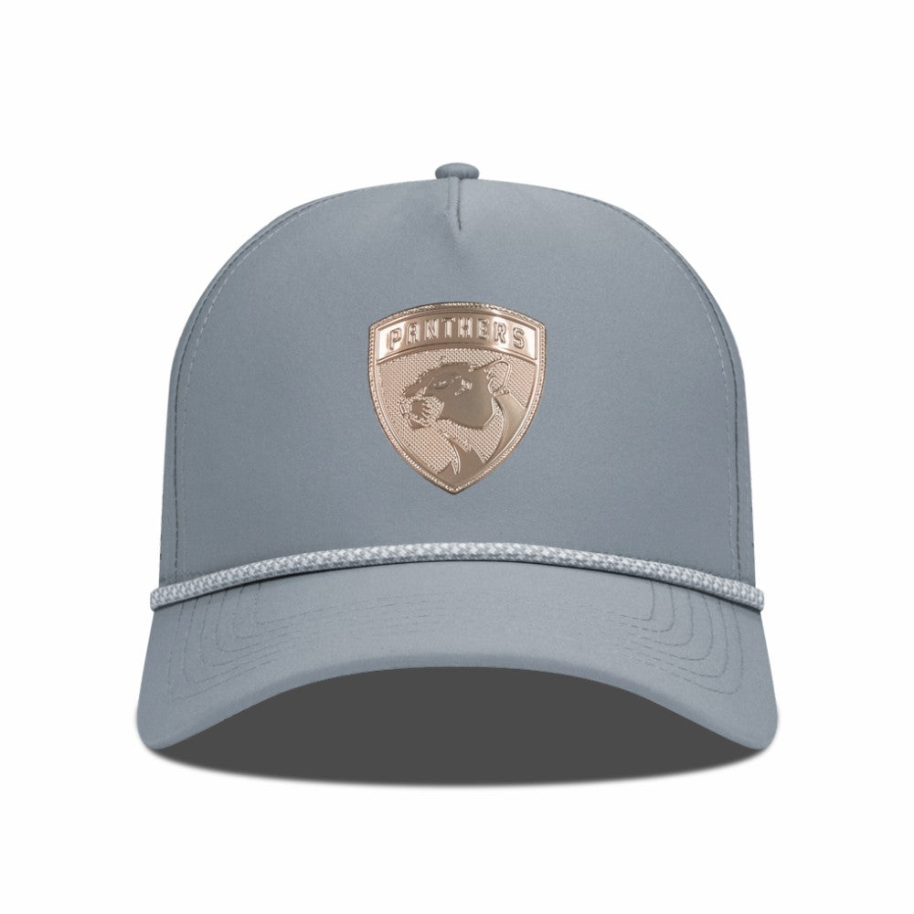 NHL Florida Panthers Levelwear Gordon Copper Insignia Vented Adjustable Hat - Gray