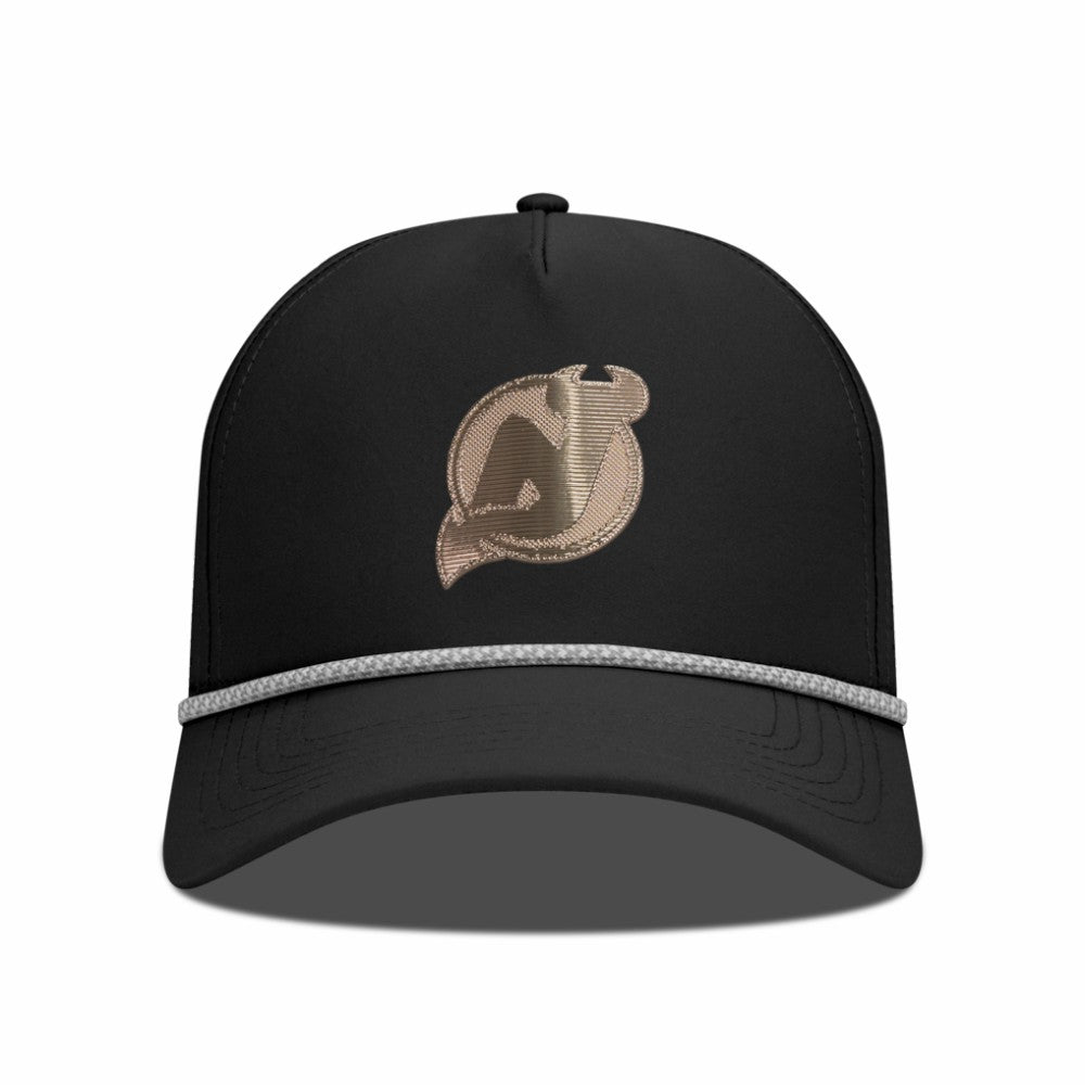 NHL New Jersey Devils Levelwear Gordon Copper Insignia Vented Adjustable Hat - Black