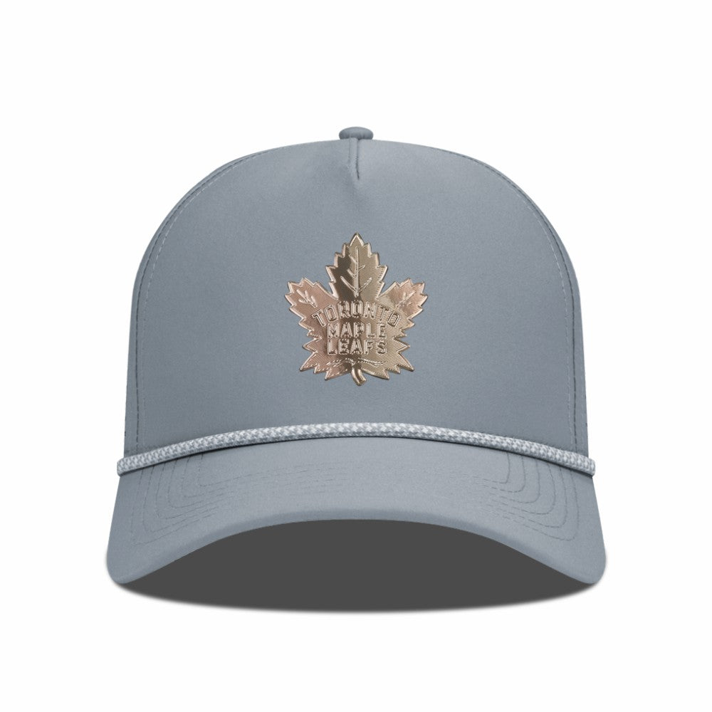 NHL Toronto Maple Leafs Levelwear Gordon Copper Insignia Vented Adjustable Hat - Gray