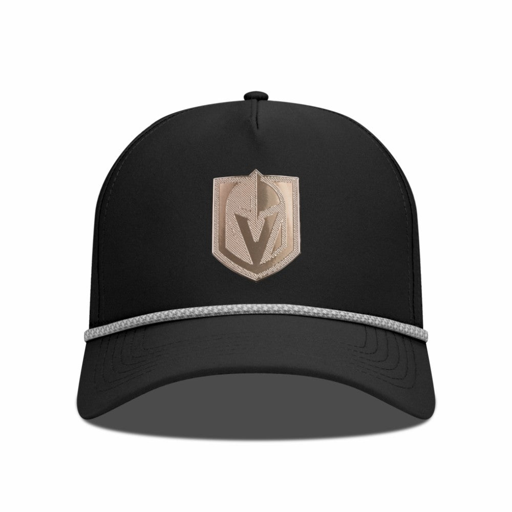 NHL Vegas Golden Knights Levelwear Gordon Copper Insignia Vented Adjustable Hat - Black