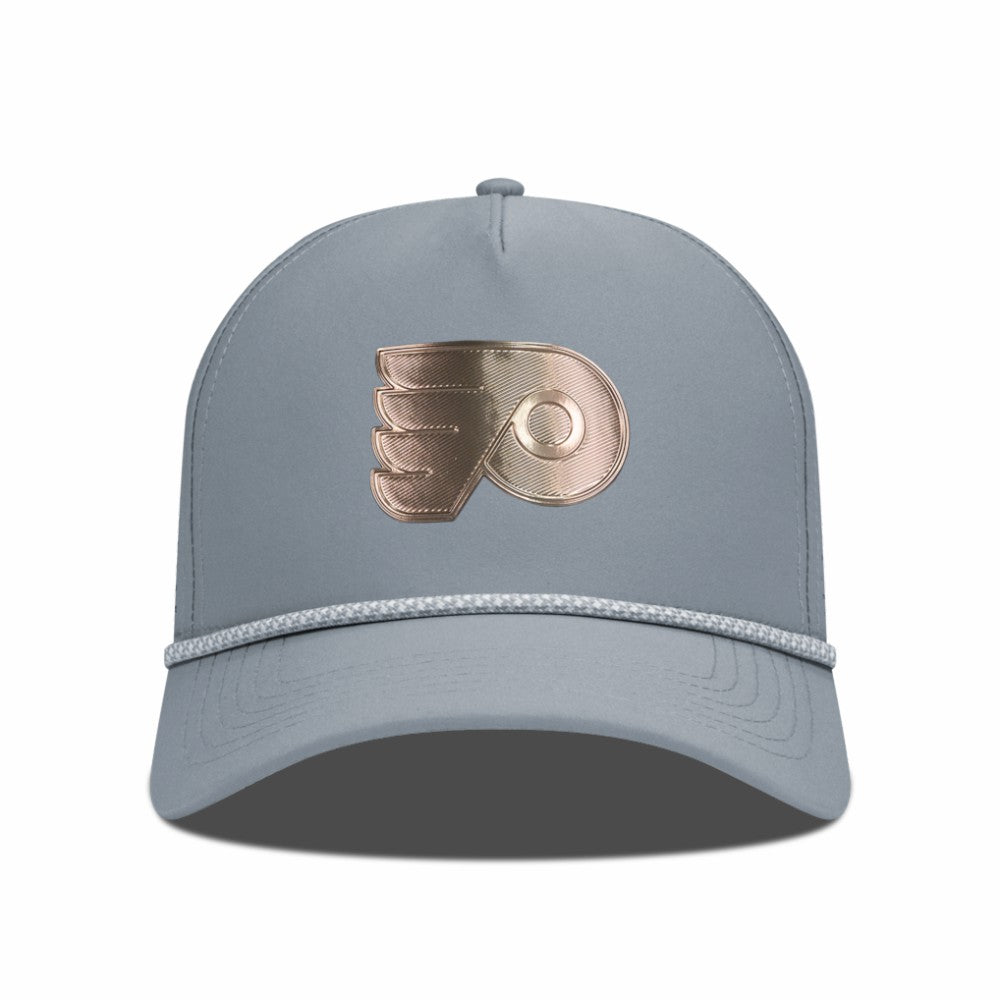 NHL Philadelphia Flyers Levelwear Gordon Copper Insignia Vented Adjustable Hat - Gray