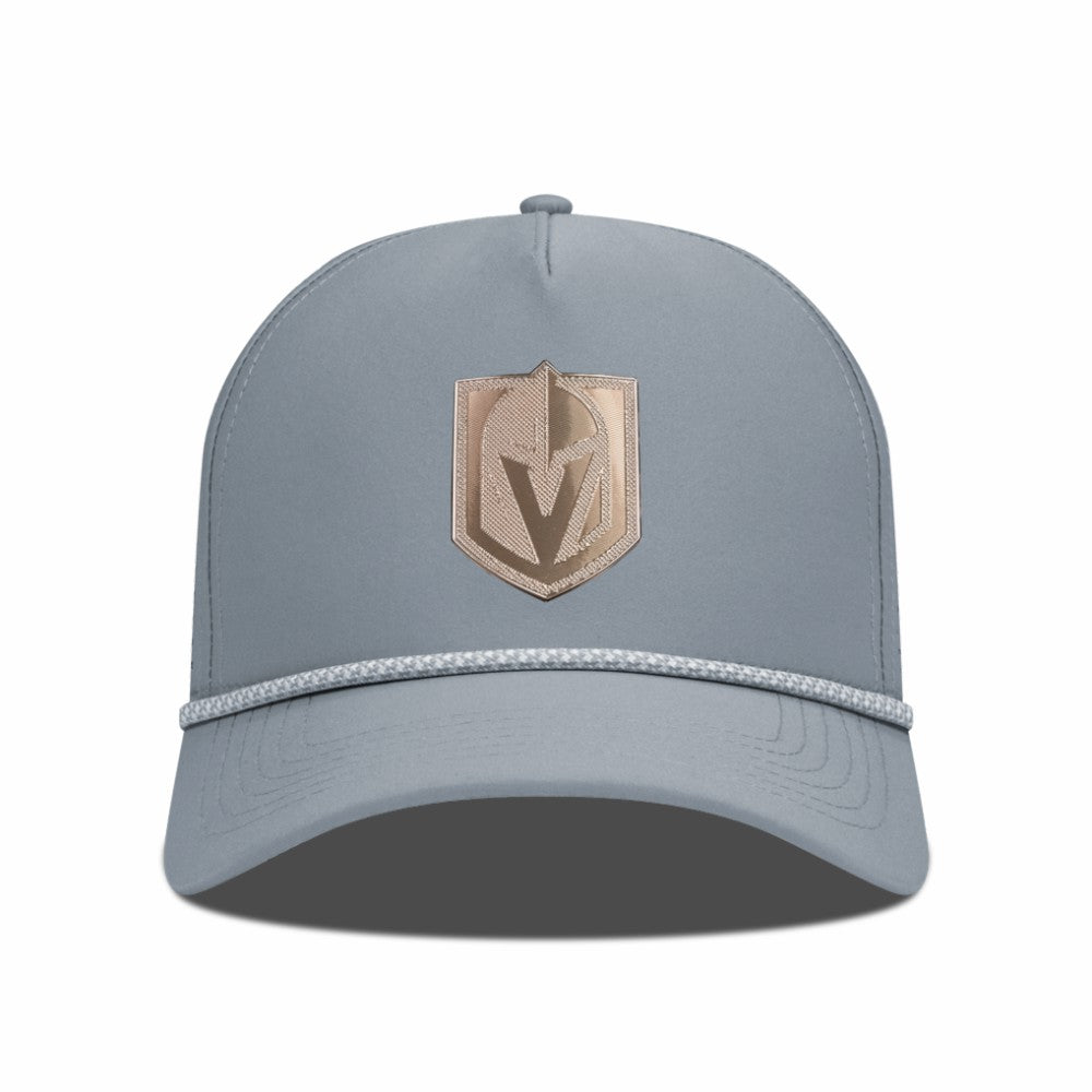 NHL Vegas Golden Knights Levelwear Gordon Copper Insignia Vented Adjustable Hat - Gray
