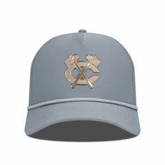 NHL Chicago Blackhawks Levelwear Gordon Copper Insignia Vented Adjustable Hat - Gray