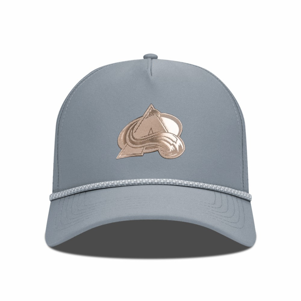NHL Colorado Avalanche Levelwear Gordon Copper Insignia Vented Adjustable Hat - Gray