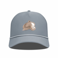 NHL Colorado Avalanche Levelwear Gordon Copper Insignia Vented Adjustable Hat - Gray