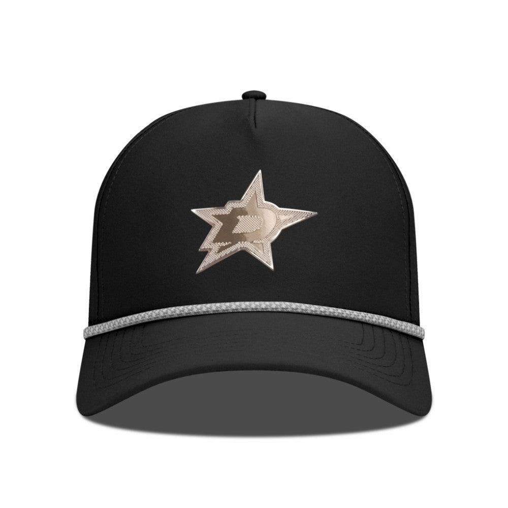 NHL Dallas Stars Levelwear Gordon Copper Insignia Vented Adjustable Hat - Black