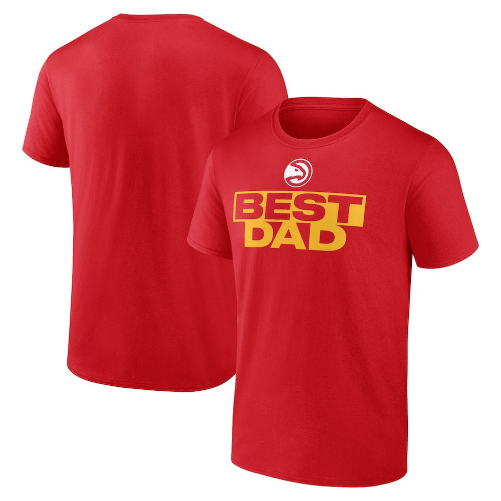 Atlanta Hawks Greatest Dad T-Shirt Red