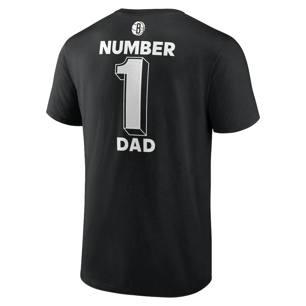 Brooklyn Nets #1 Dad Jersey T-Shirt Black