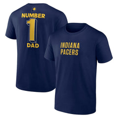 Indiana Pacers #1 Dad Jersey T-Shirt Navy