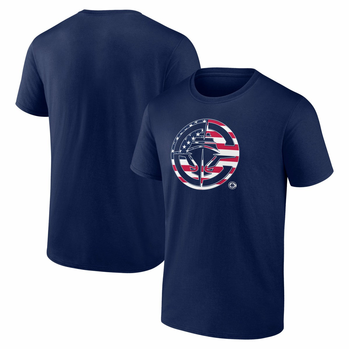 LA Clippers Flag Logo T-Shirt Navy