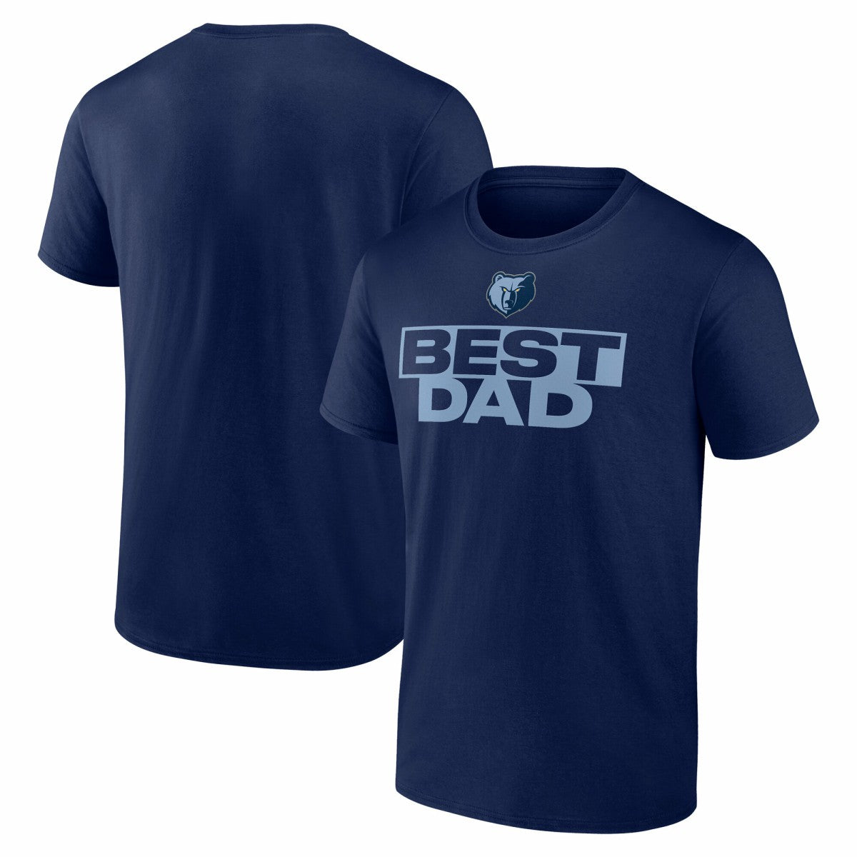 Memphis Grizzlies Greatest Dad T-Shirt Navy