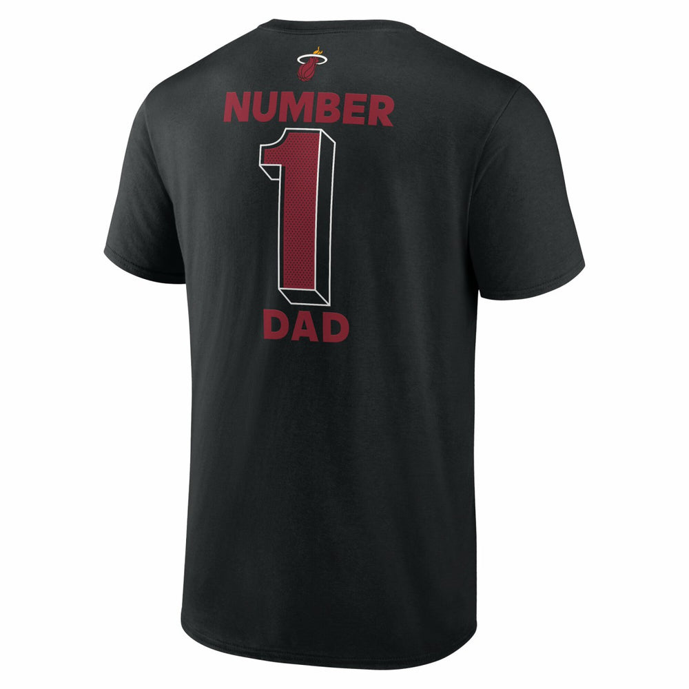 Miami Heat #1 Dad Jersey T-Shirt Black