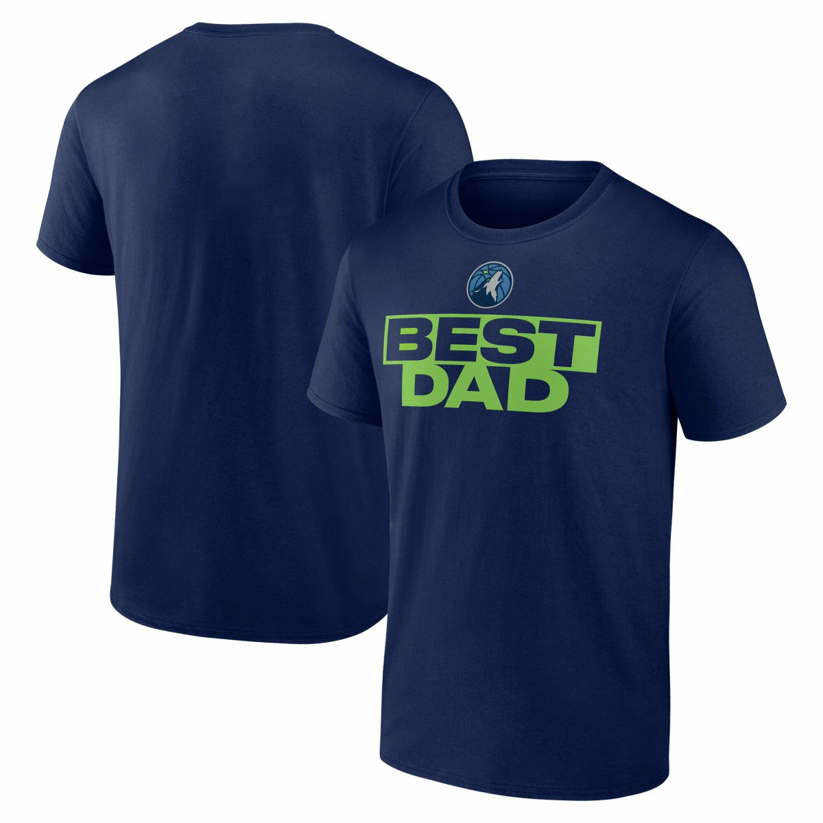 Minnesota Timberwolves Greatest Dad T-Shirt Navy