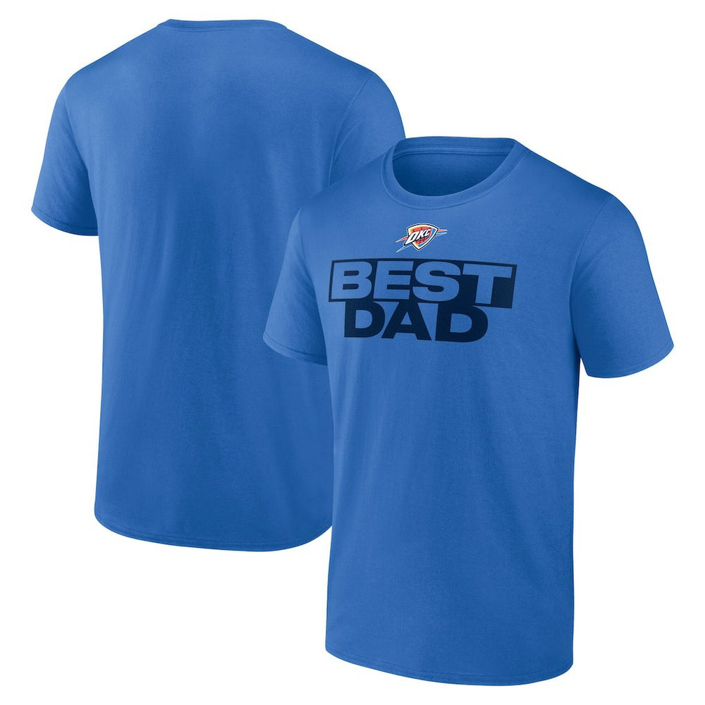 Oklahoma City Thunder Greatest Dad T-Shirt Blue
