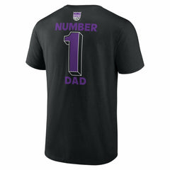 Sacramento Kings #1 Dad Jersey T-Shirt Black