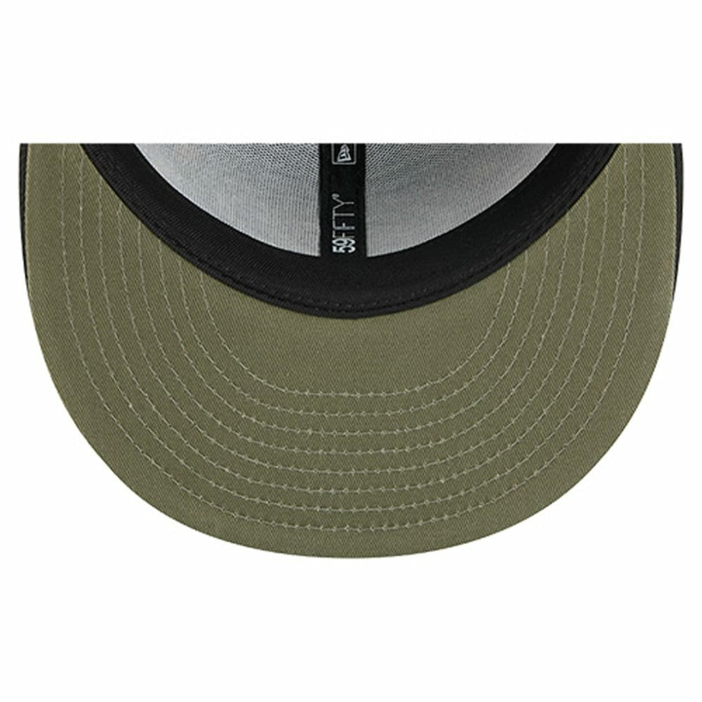 NHL Carolina Hurricanes New Era Military Appreciation Digital Camo Stars 59FIFTY Fitted Hat - Black