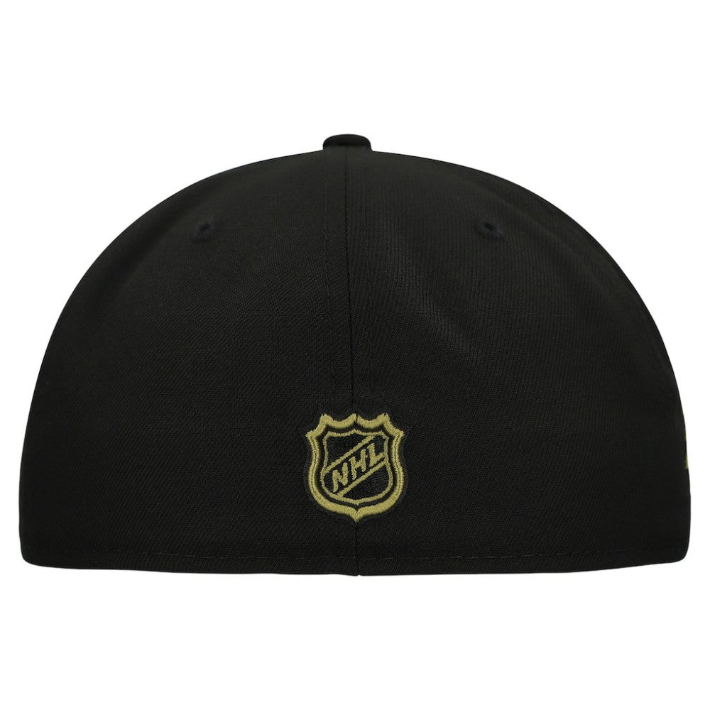 NHL Chicago Blackhawks New Era Military Appreciation Digital Camo Stars 59FIFTY Fitted Hat - Black