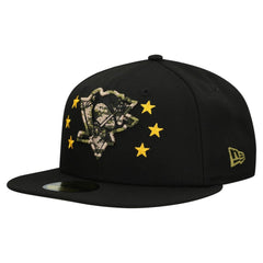 NHL Pittsburgh Penguins New Era Military Appreciation Digital Camo Stars 59FIFTY Fitted Hat - Black