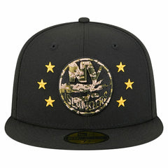NHL New York Islanders New Era Military Appreciation Digital Camo Stars 59FIFTY Fitted Hat - Black