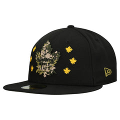 NHL Toronto Maple Leafs New Era Military Appreciation Digital Camo Stars 59FIFTY Fitted Hat - Black