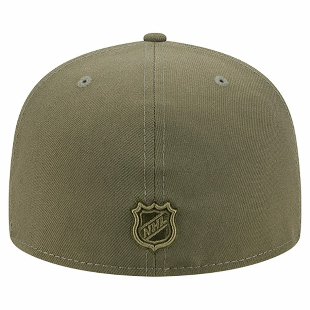 NHL Washington Capitals New Era Military Appreciation Flag 59FIFTY Fitted Hat - Olive