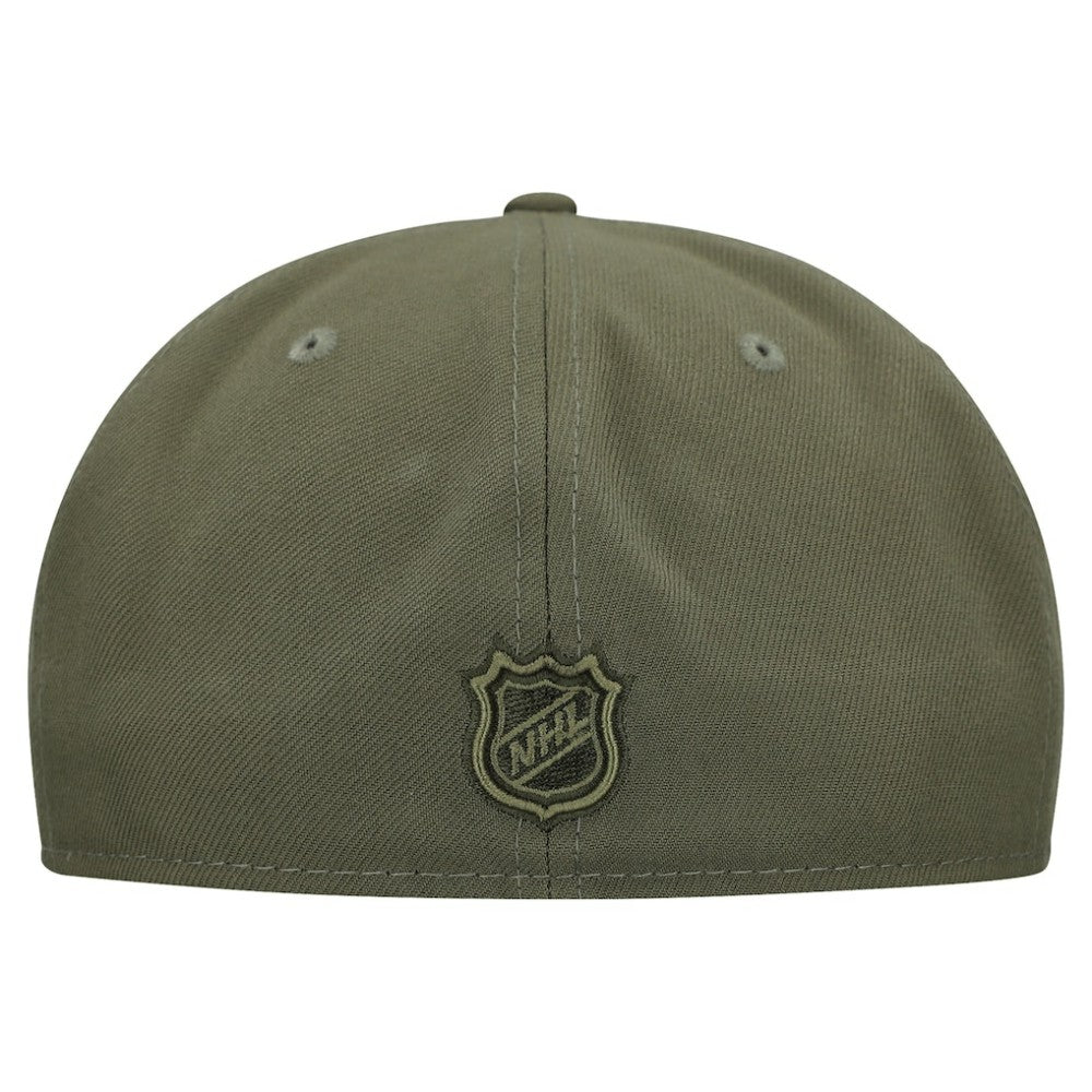 NHL Pittsburgh Penguins New Era Military Appreciation Flag 59FIFTY Fitted Hat - Olive