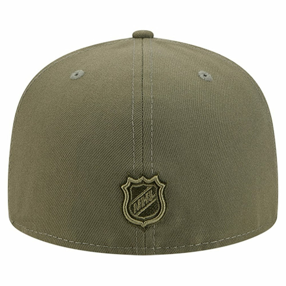 NHL Tampa Bay Lightning New Era Military Appreciation Flag 59FIFTY Fitted Hat - Olive
