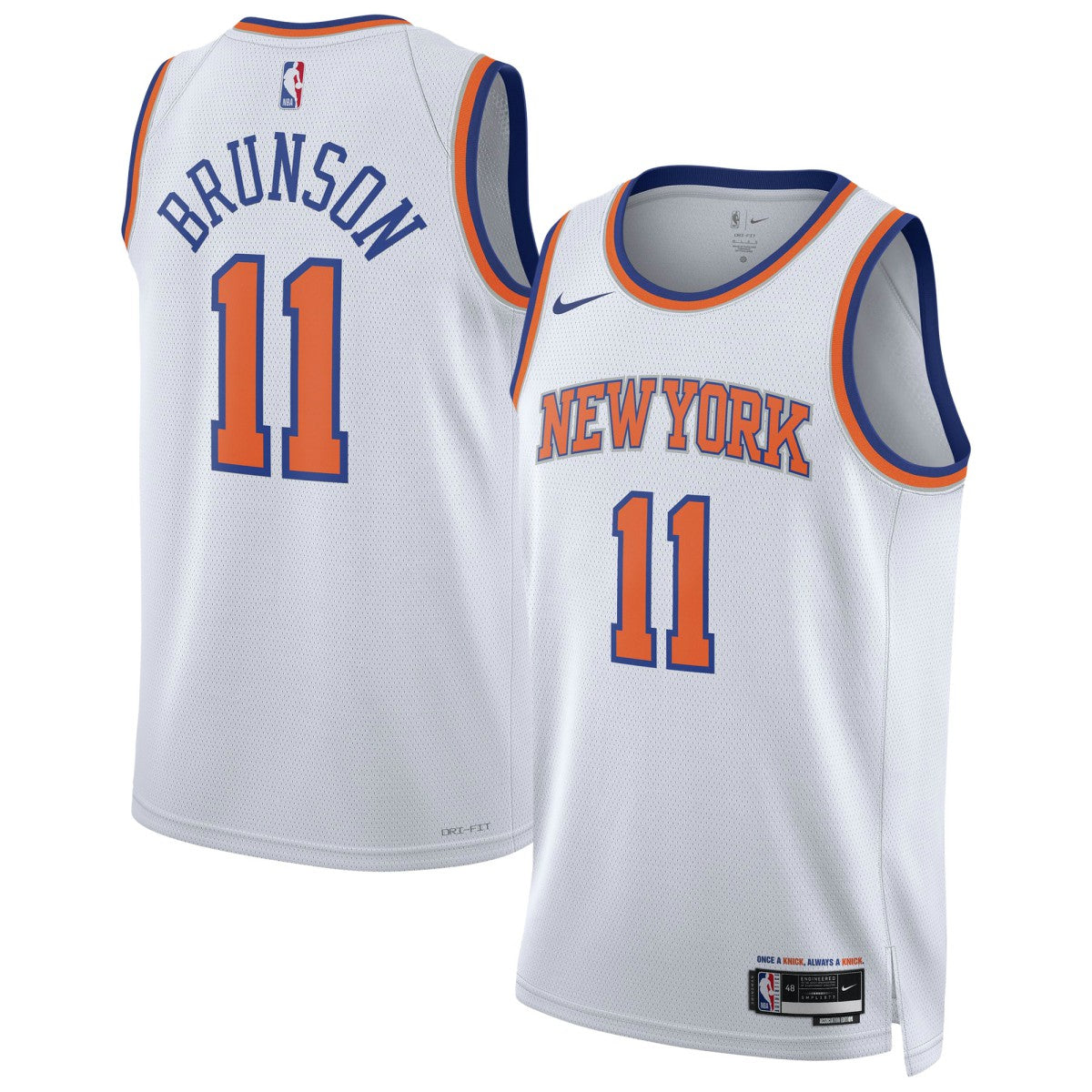 Jalen Brunson New York Knicks Unisex Swingman Jersey Association Edition White