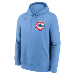 Pete Crow-Armstrong Chicago Cubs Nike Player Name & Number Club Fleece Pullover Hoodie - Light Blue Hoodies