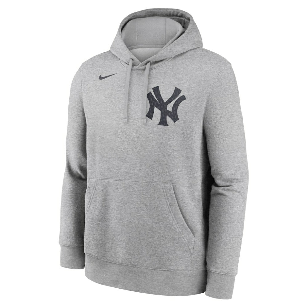 Anthony Volpe New York Yankees Nike Player Name & Number Club Fleece Pullover Hoodie - Heather Gray Hoodies