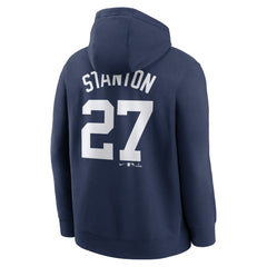 Giancarlo Stanton New York Yankees Nike Player Name & Number Club Fleece Pullover Hoodie - Navy Hoodies
