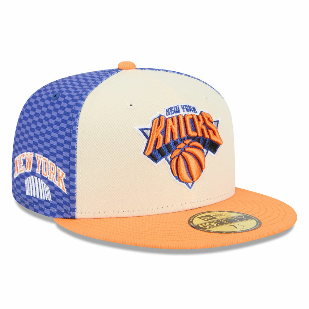 New York Knicks 2025/26 City Edition Alternate 59FIFTY Fitted Hat Cream