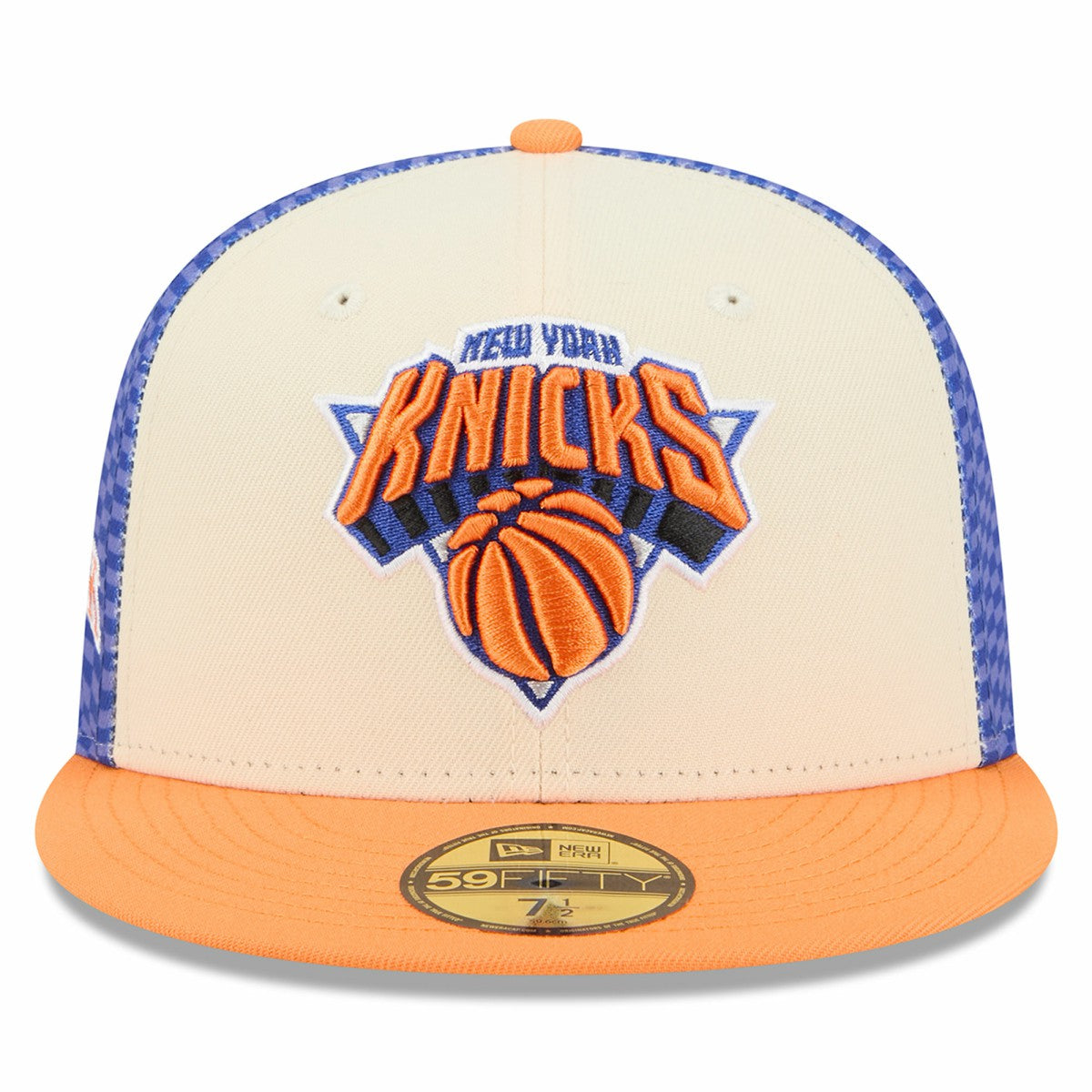 New York Knicks 2025/26 City Edition Alternate 59FIFTY Fitted Hat Cream
