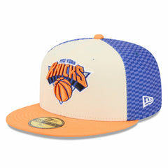 New York Knicks 2025/26 City Edition Alternate 59FIFTY Fitted Hat Cream