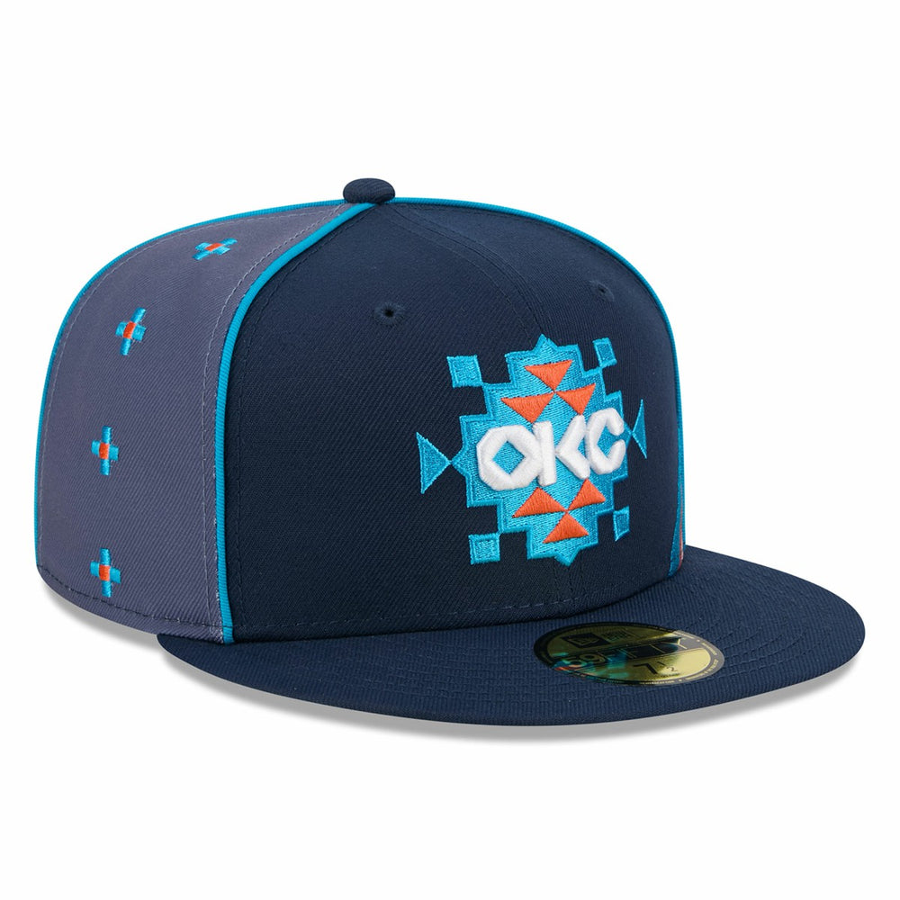 Oklahoma City Thunder 2025/26 City Edition Alternate 59FIFTY Fitted Hat Navy