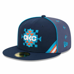 Oklahoma City Thunder 2025/26 City Edition Alternate 59FIFTY Fitted Hat Navy