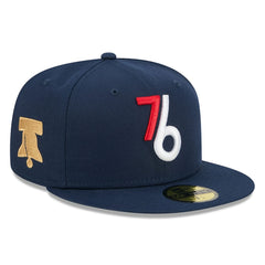 Philadelphia 76ers 2025/26 City Edition Alternate 59FIFTY Fitted Hat Navy